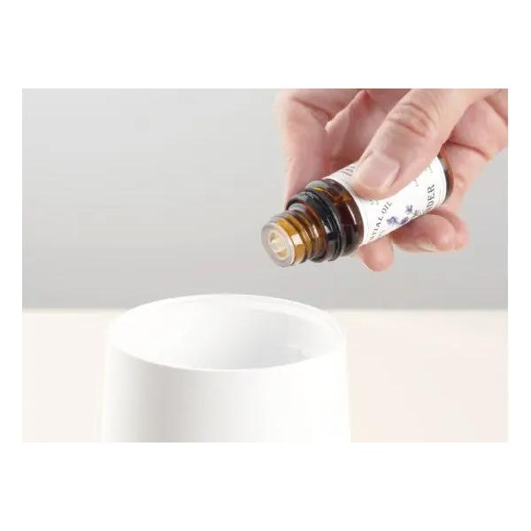 超音波加湿器 充電式 携帯 持ち運び アロマディフューザー 給水タンク シンプル ホワイト 白 小型 USB充電 オフィス パーソナル 使いやすい 【納期B】【lic-ksm-0031】