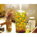 アロマディフューザー LEDライト 照明 電球 間接照明 モザイクガラス シェード 昭和 レトロ モダン おしゃれ 大正浪漫 浪漫 寝室 デスク 超音波 振動 ミスト噴射 【納期B】【lic-ksm-0033】