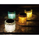 ソーラーライト 屋外 防水 庭 ガーデンライト 玄関 エントランス 階段 駐車場 地面 ガレージ ガラスタイル モザイク LED 充電池 かわいい おしゃれ レトロ 昭和 【納期B】【lic-ksm-0034】