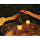 ソーラーライト 屋外 防水 庭 ガーデンライト 玄関 キャンドル風 リアル ガラス LED 充電式 かわいい おしゃれ レトロ 昭和 モダン 幻想的 太陽光 2個セット 【納期B】【lic-ksm-0035】