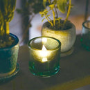 ソーラーライト 屋外 防水 庭 ガーデンライト 玄関 キャンドル風 リアル ガラス LED 充電式 かわいい おしゃれ レトロ 昭和 モダン 幻想的 太陽光 2個セット 【納期B】【lic-ksm-0035】