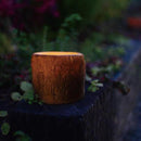 ソーラーライト 屋外 防水 庭 ガーデンライト 玄関 切り株 デザイン キャンドル風 リアル LED 充電 かわいい おしゃれ キャンプ アウトドア 【納期B】【lic-ksm-0037】