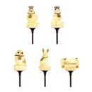 ソーラーライト 屋外 防水 庭 ガーデンライト ガーデニング 差し込み 地面 地中 オーナメント 園芸 玄関 エントランス 駐車場 ガレージ LED 充電式 動物 飾り 【納期B】【lic-ksm-0038】