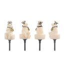 ソーラーライト 屋外 防水 庭 ガーデンライト ガーデニング 差し込み 地面 地中 オーナメント 園芸 玄関 エントランス 駐車場 ガレージ LED 充電式 動物 飾り 【納期B】【lic-ksm-0038】