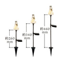 ソーラーライト 屋外 防水 庭 ガーデンライト ガーデニング 差し込み 地面 地中 オーナメント 園芸 玄関 エントランス 駐車場 ガレージ LED 充電式 動物 飾り 【納期B】【lic-ksm-0038】