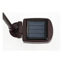 ソーラーライト 屋外 防水 庭 ガーデンライト ガーデニング 差し込み 地面 クラックガラス 園芸 玄関 駐車場 ガレージ LED 充電式 モダン レトロ 高さ調節 調整 【納期B】【lic-ksm-0040】