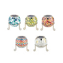 ソーラーライト 屋外 防水 庭 ガーデンライト LED 充電池 おしゃれ レトロ 昭和 玄関 階段 駐車場 地面 ガレージ ガラスタイル モザイク タイル 屋上 ベランダ 【納期B】【lic-ksm-0041】