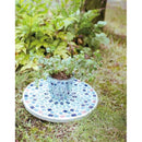 飛び石 庭 ガーデンステップ モザイクガラス モザイクタイル 飛石 踏み石 玄関アプローチ 昭和レトロ モダン 飾り 装飾 日本庭園 日本家屋 芝生 土 置き石 置石 【納期B】【lic-ksm-0046】