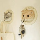 ウォールフック 猫 ネコ 犬 イヌ おしゃれ 止め金具 壁面 かわいい 屋外 屋内 庭 ガーデニング 玄関 インテリア リビング ハチワレ トイプードル チワワ 柴犬 【納期B】【lic-ksm-0048】