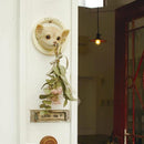 ウォールフック 猫 ネコ 犬 イヌ おしゃれ 止め金具 壁面 かわいい 屋外 屋内 庭 ガーデニング 玄関 インテリア リビング ハチワレ トイプードル チワワ 柴犬 【納期B】【lic-ksm-0048】