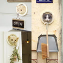 ウォールフック 猫 ネコ 犬 イヌ おしゃれ 止め金具 壁面 かわいい 屋外 屋内 庭 ガーデニング 玄関 インテリア リビング ハチワレ トイプードル チワワ 柴犬 【納期B】【lic-ksm-0048】