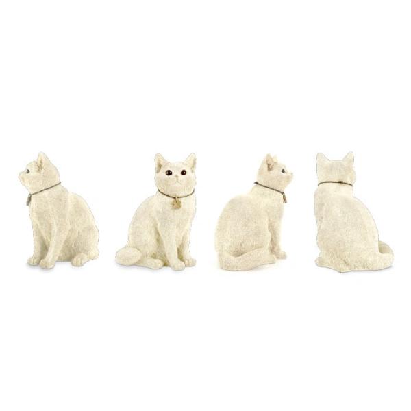 ガーデンオーナメント 庭 ネコ 猫 置き物 装飾 飾り ガーデニング 玄関 屋外 かわいい リアル 動物 オブジェ エクステリア 室内 インテリア 【納期B】【lic-ksm-0050】