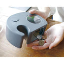 貯金箱 金額 表示 デジタル 中身が分かる 見える 子供 おしゃれ 面白い 鍵付き 子ども 知育 日本円 硬貨 デジタルカウンター 北欧 ゾウ 象 インテリア かわいい 【納期B】【lic-ksm-0054】