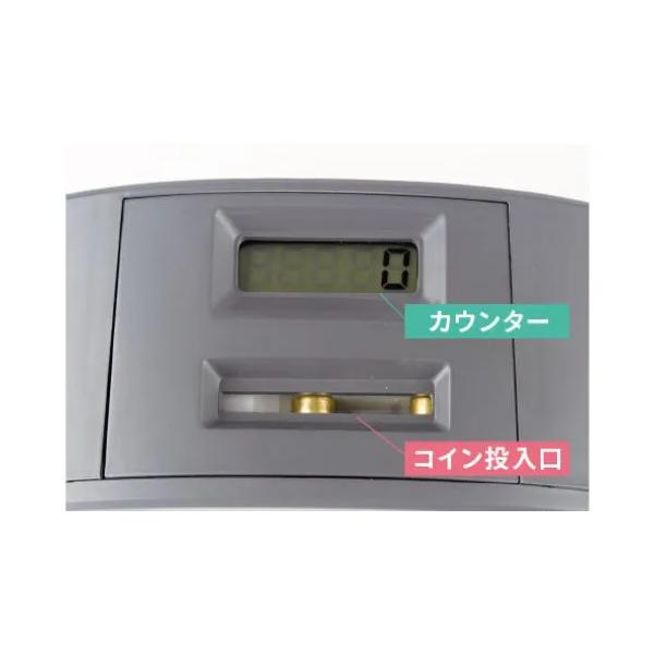 貯金箱 金額 表示 デジタル 中身が分かる 見える 子供 おしゃれ 面白い 鍵付き 子ども 知育 日本円 硬貨 デジタルカウンター 北欧 ゾウ 象 インテリア かわいい 【納期B】【lic-ksm-0054】