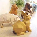 貯金箱 子供 おしゃれ 面白い 北欧 インテリア 木彫り風 うさぎ 兎 クマ 熊 ゴリラ ブタ 豚 アニマル 動物 かわいい 置き物 オブジェ 7万円 9万円 10万円 貯まる 【納期B】【lic-ksm-0055】