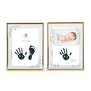 フォトフレーム 写真立て 赤ちゃん 手形 足形 ベビー 新生児 記念 思い出 卓上 壁掛け 写真フレーム 額縁 ポスターフレーム ガラス クリア インクパッド付き 【納期B】【lic-ksm-0057】