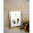 フォトフレーム 写真立て 赤ちゃん 手形 足形 ベビー 新生児 記念 思い出 卓上 壁掛け 写真フレーム 額縁 ポスターフレーム ガラス クリア インクパッド付き 【納期B】【lic-ksm-0057】