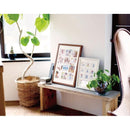 フォトフレーム 壁掛け 卓上 おしゃれ 縦 横 茶色 白 ホワイト 窓寸 6窓 12窓 正方形 インスタ風 シンプル インテリア 玄関 リビング ダイニング 寝室 子供部屋 【納期B】【lic-ksm-0058】