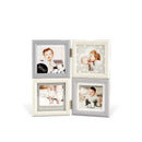 フォトフレーム 壁掛け 卓上 おしゃれ SNS風 正方形 スクエア インスタ 4連 枠 シンプル モノトーン インテリア 写真フレーム 額縁 折畳み 【納期B】【lic-ksm-0060】