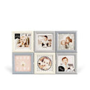フォトフレーム 壁掛け 卓上 おしゃれ SNS風 正方形 スクエア インスタ 6連 枠 シンプル モノトーン インテリア 写真フレーム 額縁 折畳み 【納期B】【lic-ksm-0061】