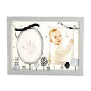 フォトフレーム 赤ちゃん 手形 新生児 ベビーポスター フレーム おしゃれ モノトーンカラー インテリア 映える モダン アート 粘土付き 【納期B】【lic-ksm-0067】