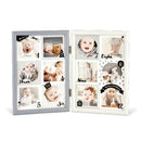 フォトフレーム 赤ちゃん 12カ月 一年用 新生児 ベビーポスター フレーム おしゃれ モノトーンカラー インテリア 映える モダン 12ヶ月用 【納期B】【lic-ksm-0068】