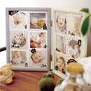 フォトフレーム 赤ちゃん 12カ月 一年用 新生児 ベビーポスター フレーム おしゃれ モノトーンカラー インテリア 映える モダン 12ヶ月用 【納期B】【lic-ksm-0068】