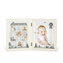 フォトフレーム 赤ちゃん 12カ月 1年用 新生児 ベビーポスター フレーム ガラス 折りたたみ おしゃれ モノトーンカラー インテリア 12ヶ月 【納期B】【lic-ksm-0069】