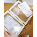 フォトフレーム 赤ちゃん 12カ月 1年用 新生児 ベビーポスター フレーム ガラス 折りたたみ おしゃれ モノトーンカラー インテリア 12ヶ月 【納期B】【lic-ksm-0069】