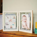 フォトフレーム 赤ちゃん 12カ月 1年用 新生児 ベビーポスター フレーム ガラス 折りたたみ おしゃれ モノトーンカラー インテリア 12ヶ月 【納期B】【lic-ksm-0069】