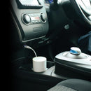 アロマディフューザー 車 車内 おしゃれ 水不要 水を使わない ネブライザー エッセンシャルオイル 携帯 白 ホワイト 黒 ブラック LEDライト USB充電 タイプC 【納期B】【lic-ksm-0077】