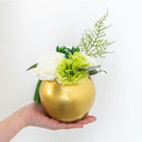 供花 造花 アレンジメント 献花 仏花 お供え花 お悔み花 枯れない フェイク 法事 法要 枕花 お盆飾り 49日 喪中 ペット 犬 猫 納骨堂 鉢 飾り おしゃれ 手元供養 【納期B】【lic-ksm-0079】