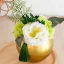 供花 造花 アレンジメント 献花 仏花 お供え花 お悔み花 枯れない フェイク 法事 法要 枕花 お盆飾り 49日 喪中 ペット 犬 猫 納骨堂 鉢 飾り おしゃれ 手元供養 【納期B】【lic-ksm-0079】