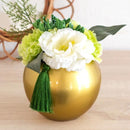 供花 造花 アレンジメント 献花 仏花 お供え花 お悔み花 枯れない フェイク 法事 法要 枕花 お盆飾り 49日 喪中 ペット 犬 猫 納骨堂 鉢 飾り おしゃれ 手元供養 【納期B】【lic-ksm-0079】