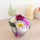 供花 造花 アレンジメント 献花 仏花 お供え花 お悔み花 枯れない フェイク 法事 法要 枕花 お盆飾り 49日 喪中 ペット 犬 猫 納骨堂 鉢 飾り おしゃれ 手元供養 【納期B】【lic-ksm-0079】