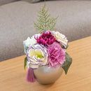 供花 造花 アレンジメント 献花 仏花 お供え花 お悔み花 枯れない フェイク 法事 法要 枕花 お盆飾り 49日 喪中 ペット 犬 猫 納骨堂 鉢 飾り おしゃれ 手元供養 【納期B】【lic-ksm-0079】