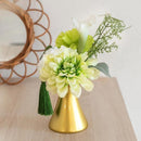 供花 造花 アレンジメント お供え 献花 仏花 お悔やみ花 枯れない 法事 仏具 仏壇 法要 枕花 盆 命日 お彼岸 喪中 一周忌 ペット 犬 猫 ネコ 菊 鉢付き 手元供養 【納期B】【lic-ksm-0080】