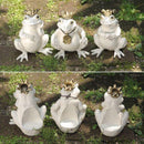 ガーデニングオブジェ 蛙 カエル かえる 置き物 かわいい 庭のオーナメント おしゃれ 動物 かわいい 玄関 庭先 ガーデン 【納期B】【lic-ksm-kh-60867】