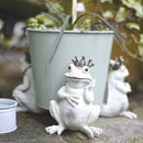 ガーデニングオブジェ 蛙 カエル かえる 置き物 かわいい 庭のオーナメント おしゃれ 動物 かわいい 玄関 庭先 ガーデン 【納期B】【lic-ksm-kh-60867】