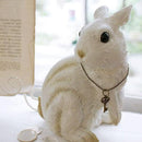 貯金箱 うさぎ ウサギ 動物 インテリア 置き物 おしゃれ 【納期B】【lic-ksm-kh-60965】