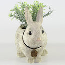 ガーデニングオブジェ うさぎ プランター 鉢植え 庭のオーナメント おしゃれ 北欧 動物 ガーデン 【納期B】【lic-ksm-kh-60971】