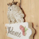 ガーデニング オーナメント うさぎ 鳥 フクロウ おしゃれ 北欧 動物 庭の ガーデン 看板 プレート 壁掛け 【納期B】【lic-ksm-kh-60979】