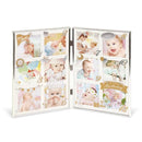 フォトフレーム 赤ちゃん用 1歳まで ベビー スクエアサイズ 正方形の写真 L判 2つ折り かわいい 写真立て おしゃれ 【納期B】【lic-ksm-kp-31376】