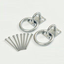 ハンモック取付金具セット 柱用 取り付け 設置 固定 ステンレス製 丈夫 頑丈 耐荷重 200kg 強力 壁 柱 部品 ネジ 吊下げ 道具 室内 【納期A】【lic-ktd-001】