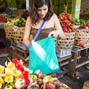 エコバッグ ブランド エコバック おしゃれ 軽量 軽い 丈夫 高品質 おすすめ Ticket to the Moon チケットトゥザムーン 海外メーカー 買い物 パラシュート生地 【納期A】【lic-ktd-006】