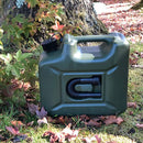 ポリタンク 10L 10リットル 灯油 燃料用 キャニスター 水 高品質 安全 ブランド メーカー ヒューナースドルフ タンク 入れ物 持ち運び 携帯 輸送 hunersdorff 【納期A】【lic-ktd-008】