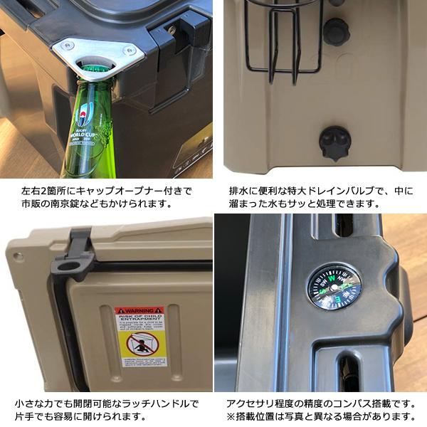 クーラーボックス 約 25L 保冷力 5日間 最強 長期間 保冷 継続 維持 プロ キャンプ アウトドア フィッシング 釣り バーベキュー 旅行 ブランド ICE AGE 【納期A】【lic-ktd-017】