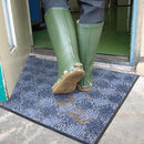 ドアマット 屋外 玄関マット 75×90cm 薄い 厚み 泥汚れ 靴 土足対応 ずれない 滑り止め 日本製 国産 防炎 吸水 おしゃれ 屋内 業務用 家庭用 エントランス 【納期C】【lic-ktj-026】