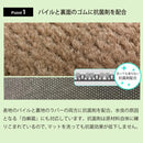 バスマット 50×75cm 業務用 入浴施設 銭湯 脱衣所 洗面所 岩盤浴 サウナ 出入口 抗菌 衛生的 ずれない 滑り止め 吸水マット 防炎 日本製 【納期C】【lic-ktj-045】