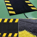 床マット 30×100cm 配線用 溝 凹み 窪み ケーブル コード よけ 通路 廊下 オフィス 事務所 コンセントよけ 台車 通行 現場 防炎 ずれない 【納期C】【lic-ktj-056】